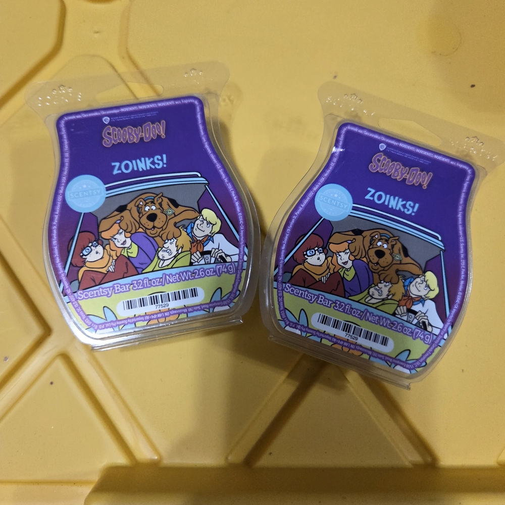 Scentsy Scooby-Doo Zoinks! Purple Wax Bars